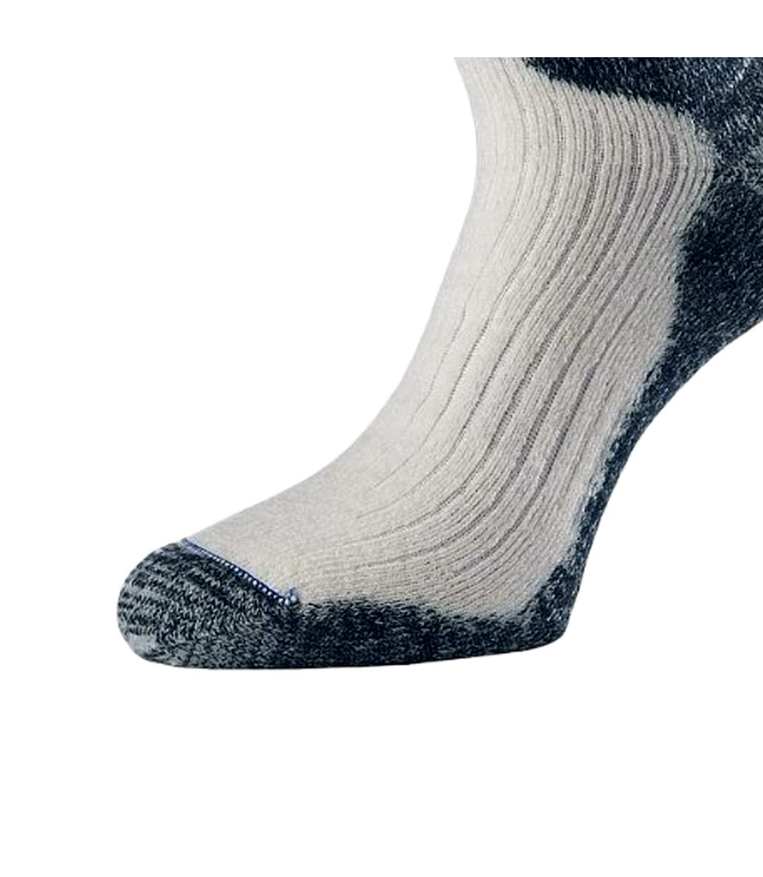 Unisex adult lightweight cricket socks grey/white 1000 Mile