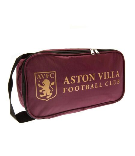 Aston Villa FC Colour React Boot Bag (Claret Red/Gold) (One Size)