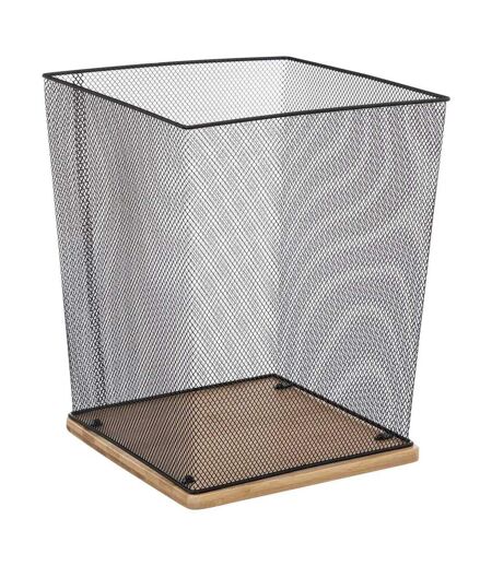 Corbeille de Bureau en Métal Havi 32cm Noir