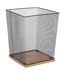 Corbeille de Bureau en Métal Havi 32cm Noir-1