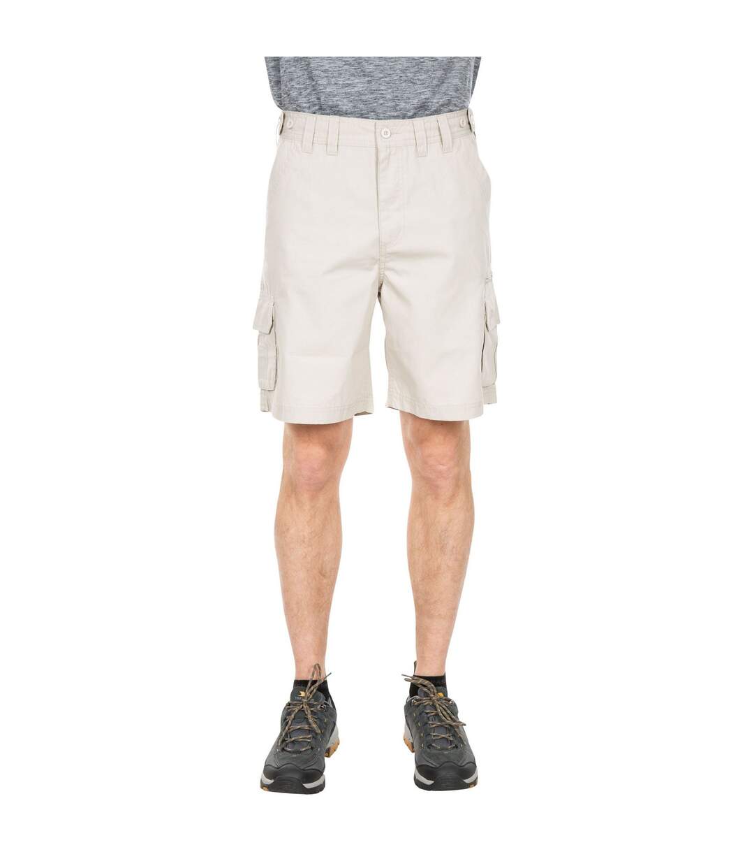 Trespass Mens Gally Water Repellent Hiking Cargo Shorts (Mushroom) - UTTP230-1