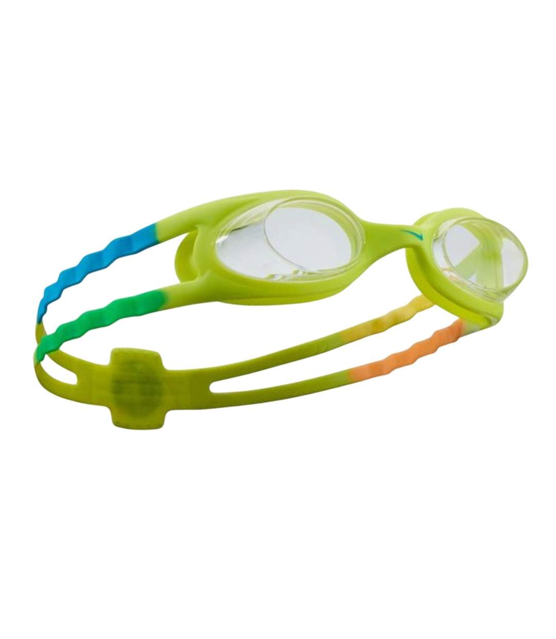 Childrens/kids Easy Fit Swimming Goggles Green Nike-1