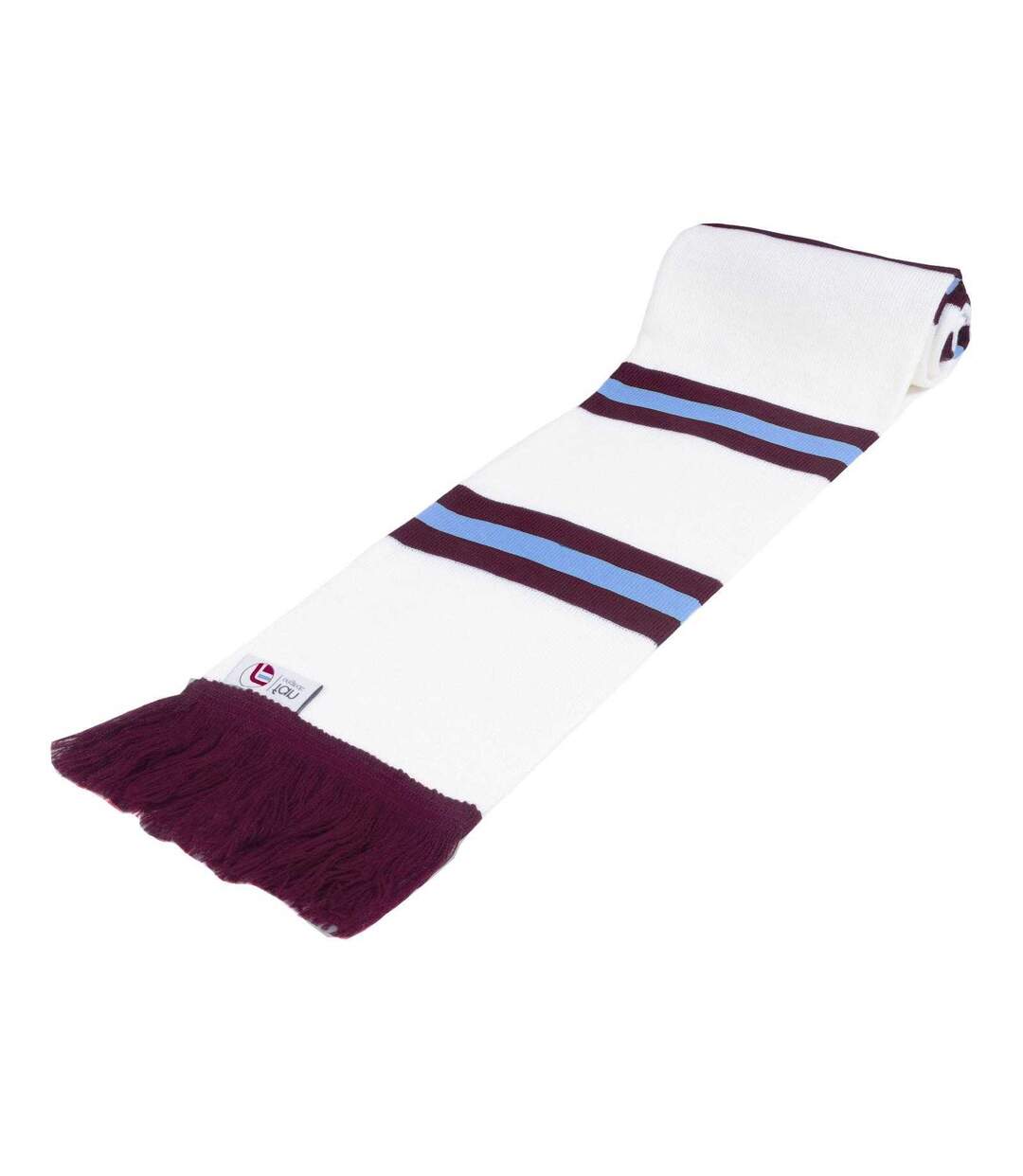 Unisex Adult Aston Villa Retro Bar Scarf One Size White Fan Originals-2