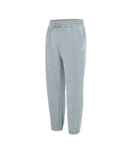 Mens Fleece Lined Jogging Bottoms Light Grey SoulCal