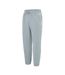 Mens Fleece Lined Jogging Bottoms Light Grey SoulCal-3