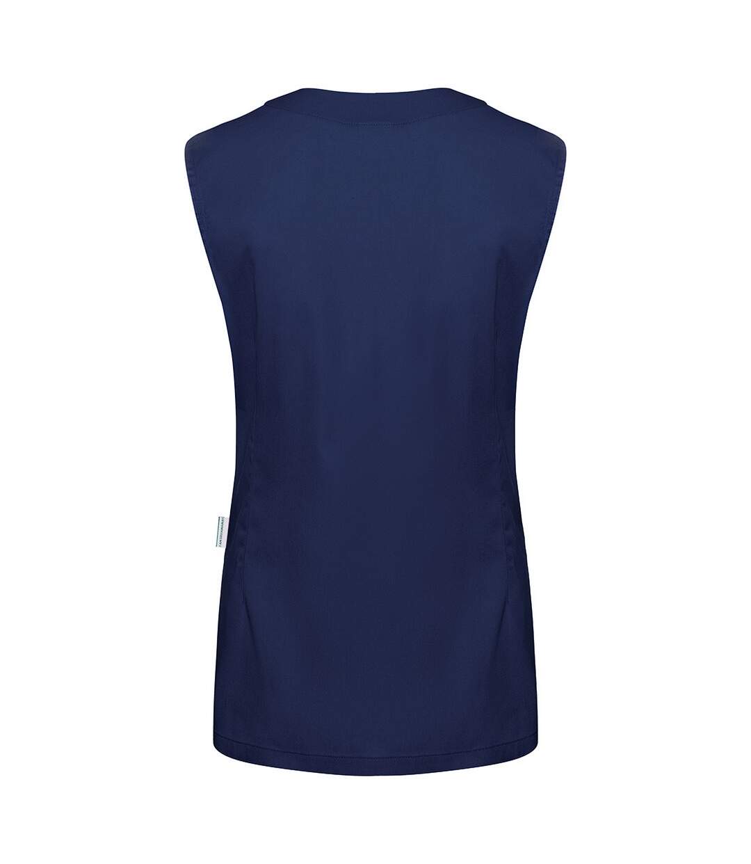 Womens/ladies Essential Sleeveless Work Tunic Navy Karlowsky-2