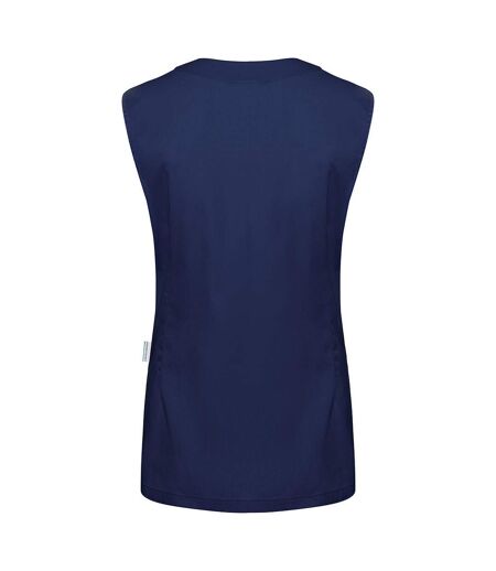 Womens/ladies Essential Sleeveless Work Tunic Navy Karlowsky