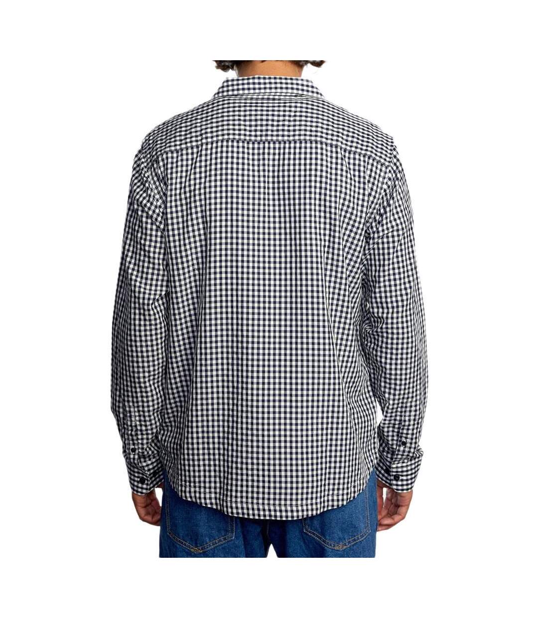 Chemise à Carreaux Marine/Blanc Homme RVCA Beat Check - L-2