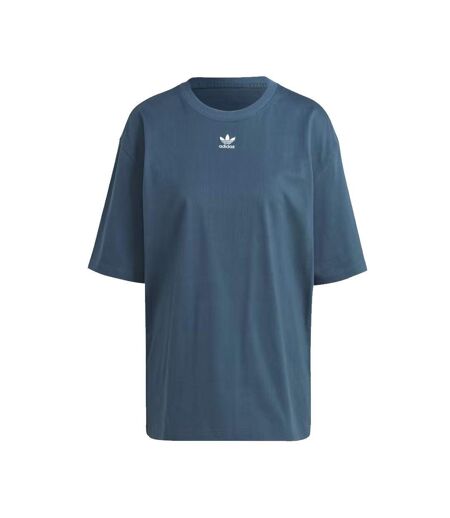 T-shirt turquoise femme adidas tee - l
