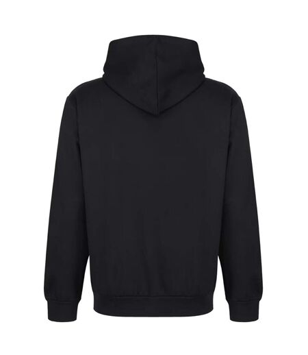 Mens Fleece Regular Hoodie Black Iron Mountain
