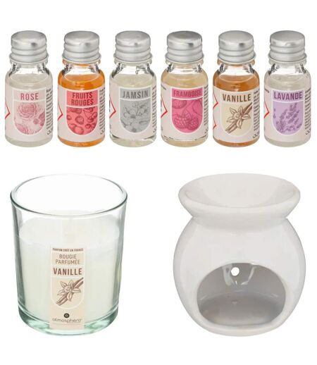 Coffret Senteur 8 Pièces Bien-être 20cm Jasmin
