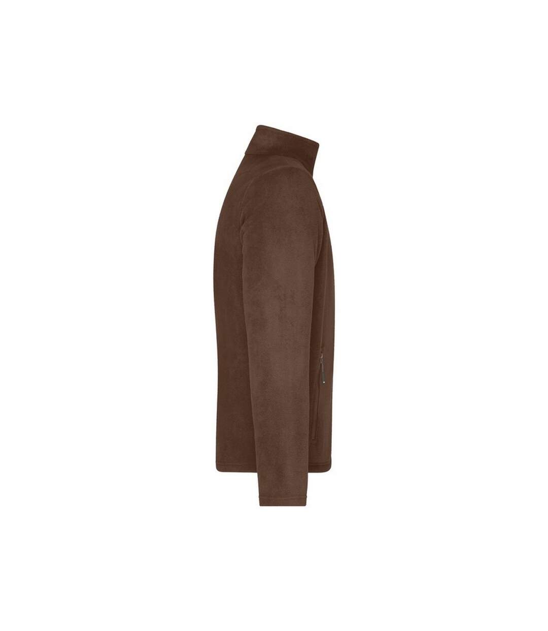 Veste Polaire Homme Marron James And Nicholson-3