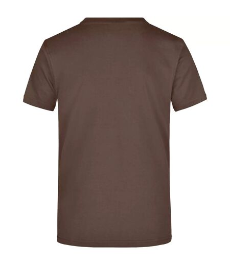 T-shirt Adulte Marron James And Nicholson