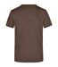 T-shirt Adulte Marron James And Nicholson-2