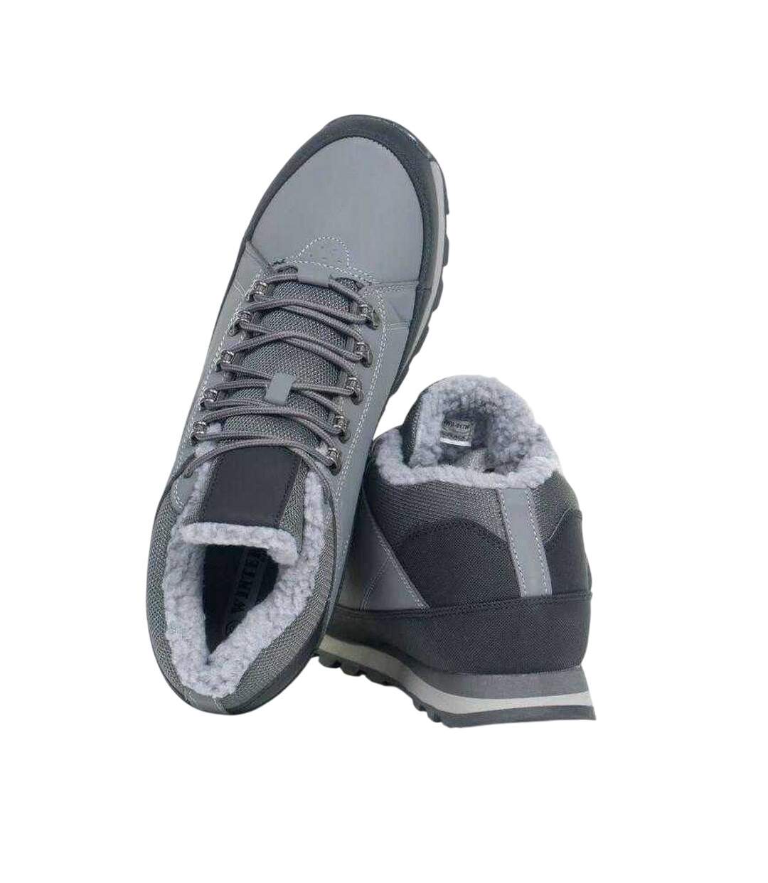 Bottes D´hiver Motif/style Logo Homme Gris Inny-4