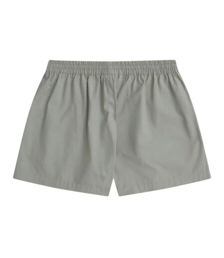 Womens/ladies comfort cotton shorts pale green Animal