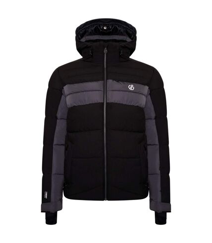 Mens denote waterproof ski jacket black/ebony grey Dare 2B