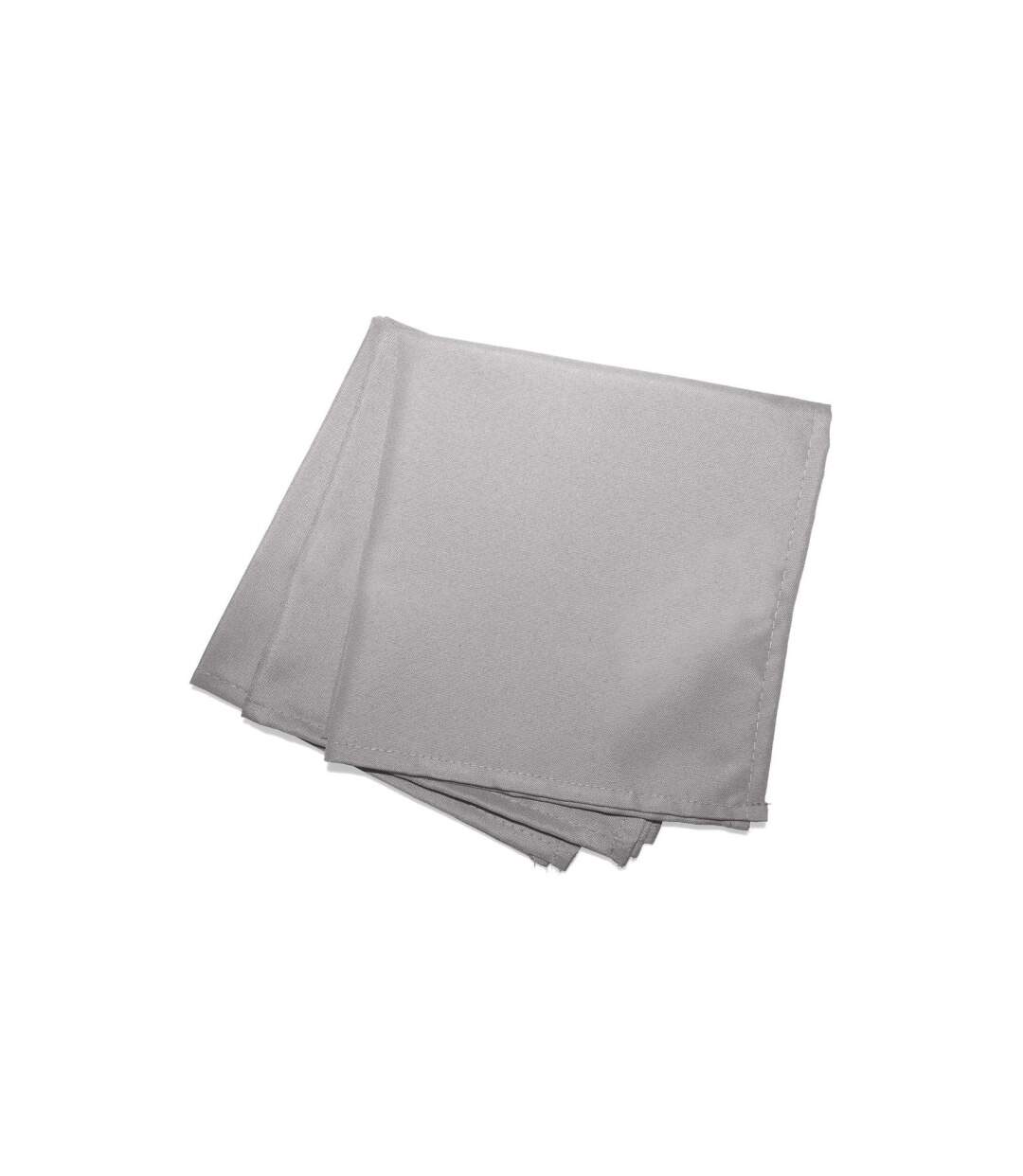 Lot de 3 Serviettes de Table Essentiel 40x40cm Gris-1