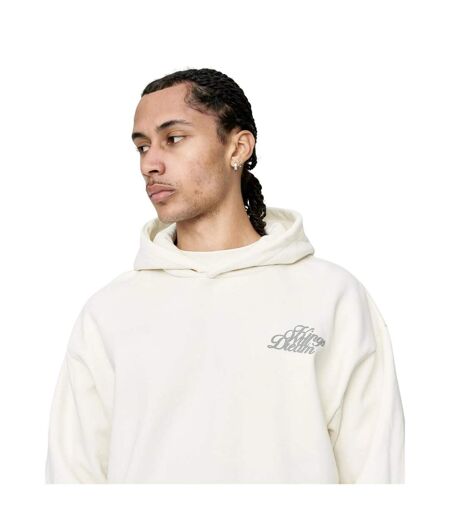 Mens Studio Script Back Print Hoodie Off White Kings Will Dream