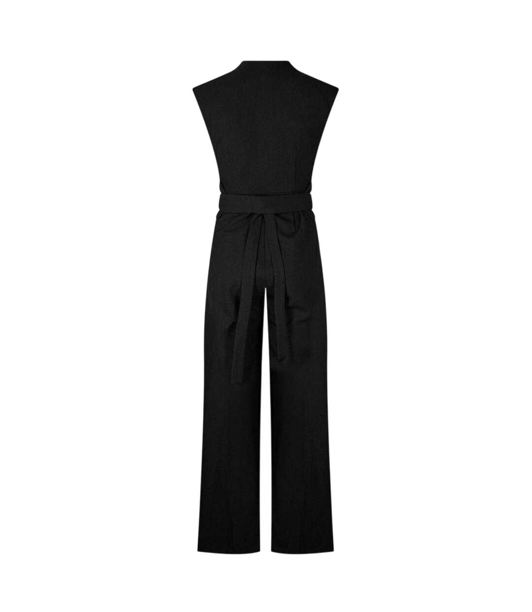 Womens/ladies Wide Leg Jumpsuit Black Odd Muse-3
