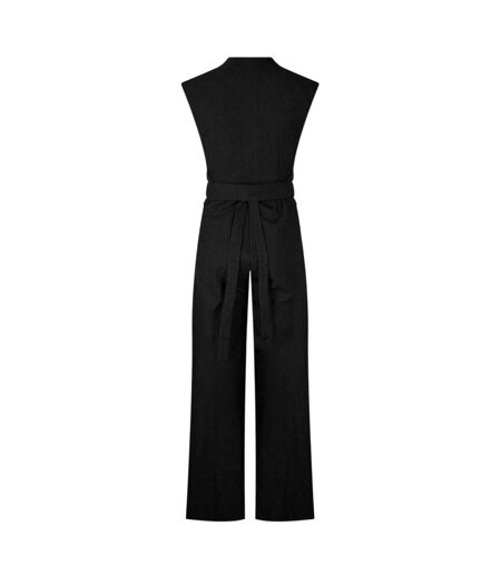 Womens/ladies Wide Leg Jumpsuit Black Odd Muse