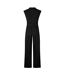 Womens/ladies Wide Leg Jumpsuit Black Odd Muse-3