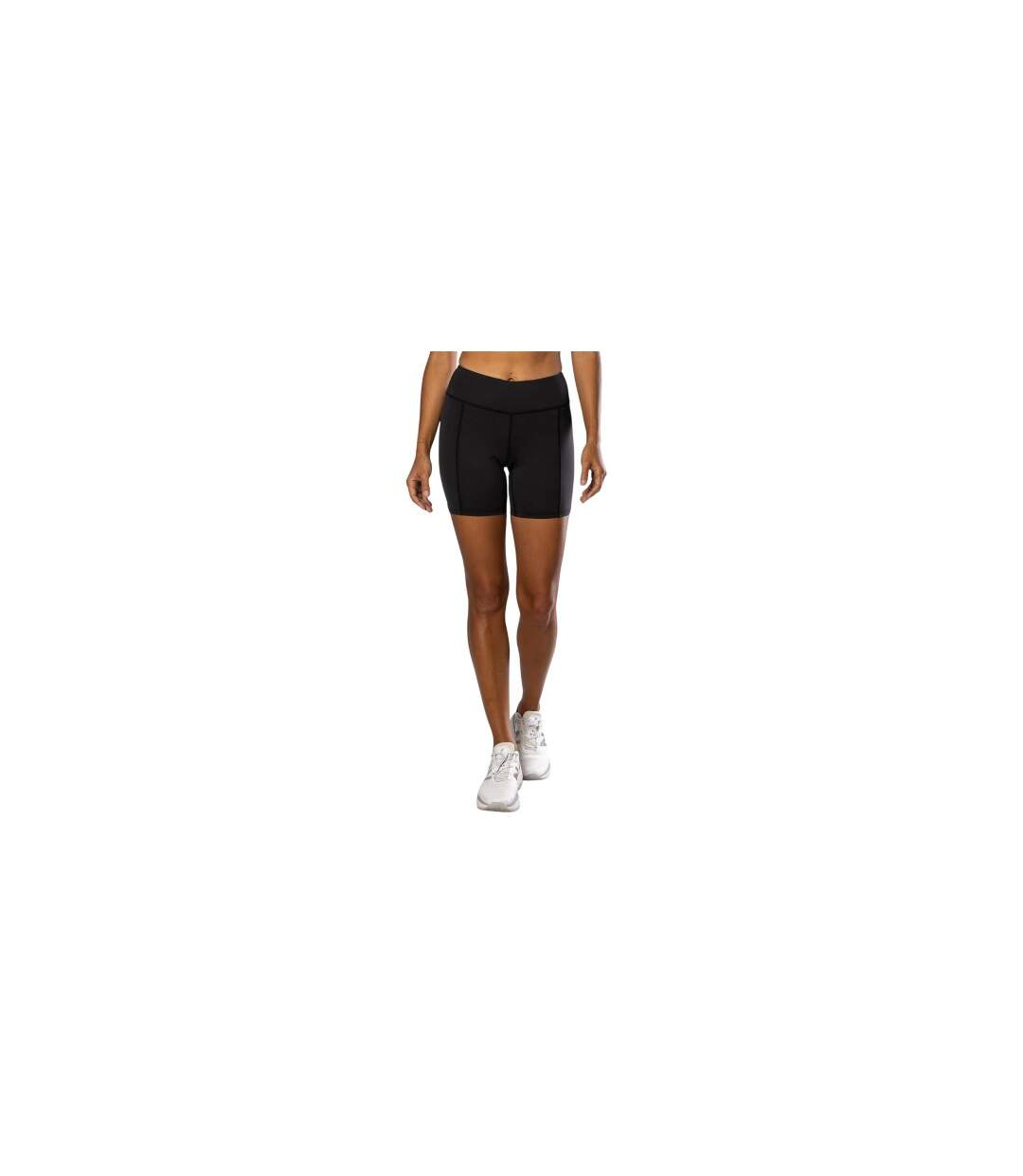 Womens/ladies Slim Shorts Black Nathan-1