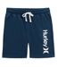 Mens Logo Elasticated Waist Shorts Blue Hurley-1