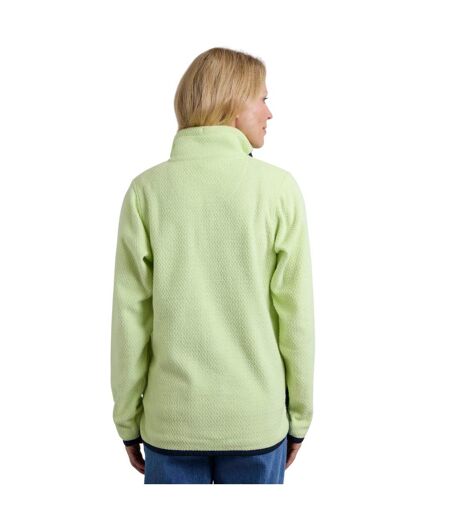 Womens/ladies odina zig zag fleece acid lime Weird Fish