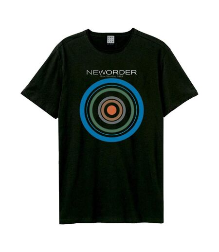 T-shirt Style New Order Blue Monday Adulte Noir Amplified