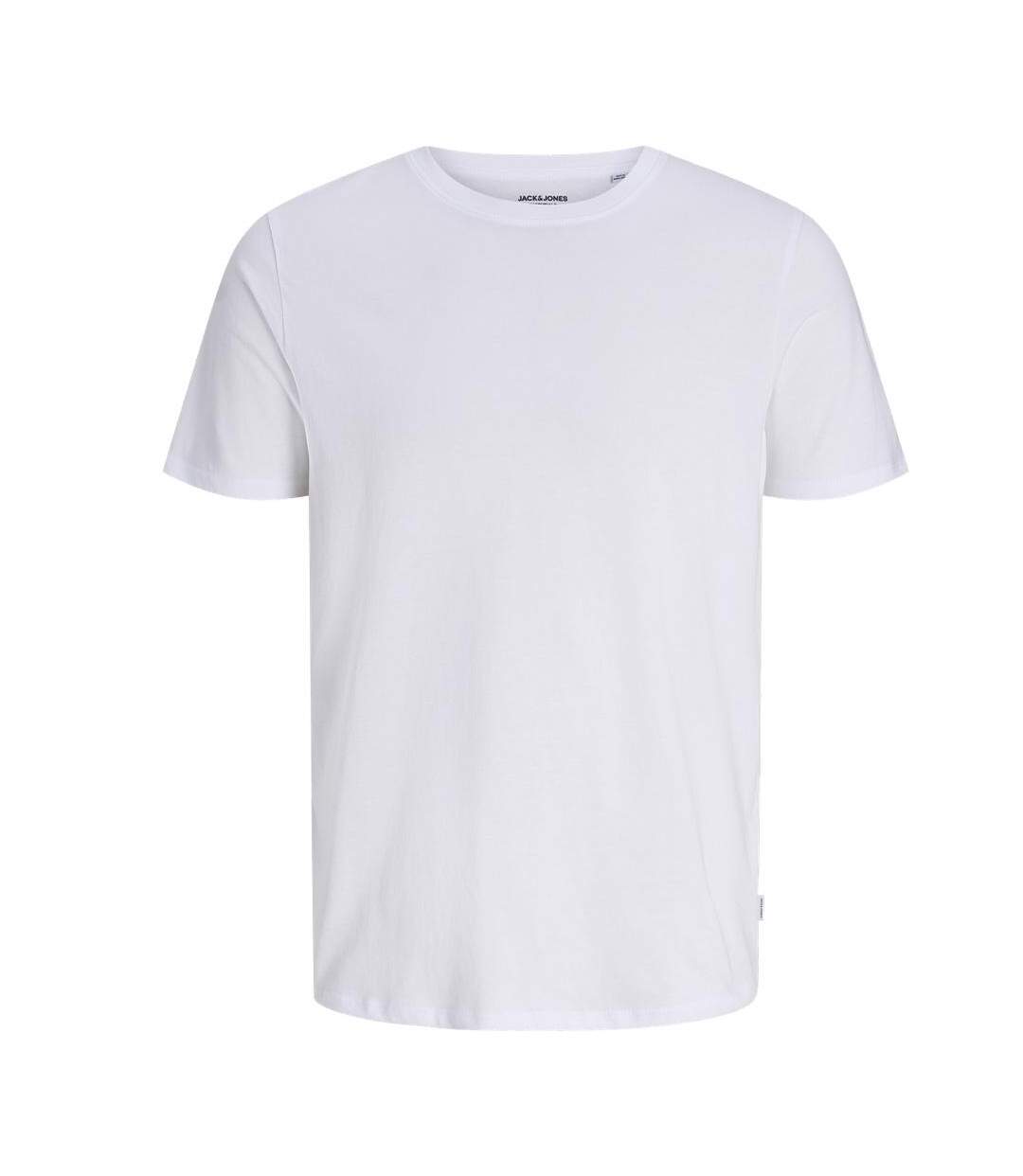x3 t-shirts blanc homme jack & jones underwear-2
