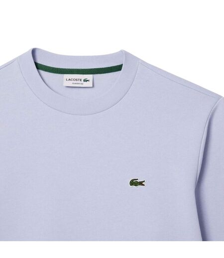 Mens Fleece Crew Neck Sweatshirt Blue Lacoste