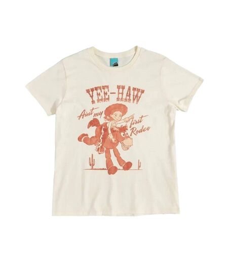 Unisex Adult Yee-haw Jessie T-shirt Natural Toy Story