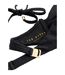 Womens/ladies Bar Tie Up Bikini Top Black Ted Baker-2