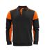 Polo Sweat Prime Adulte Noir Orange Printer-1