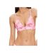 Haut De Maillot De Bain Motif/style Tie-dye Femme Rose Calvin Klein-1