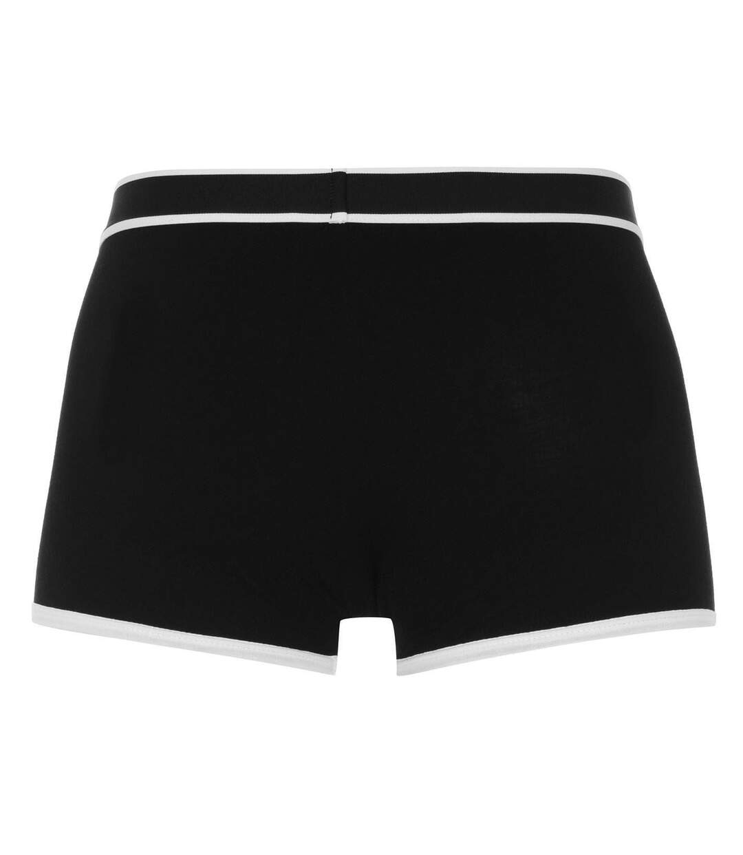 Mens Paris Logo Cotton Jersey Boxer Shorts Black White Balmain-2