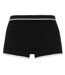 Mens Paris Logo Cotton Jersey Boxer Shorts Black White Balmain-2