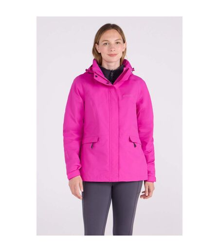 Womens/ladies Thunderstorm Ii 3 In 1 Waterproof Jacket Bright Pink Mountain Warehouse