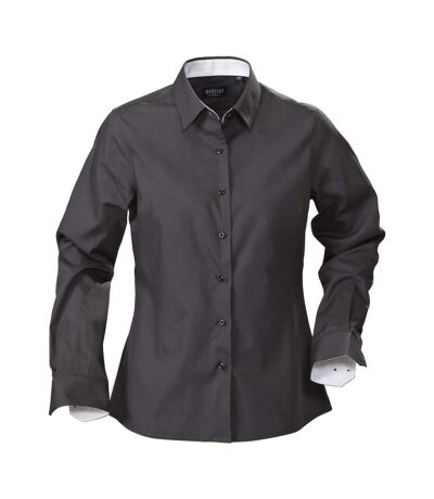 James Harvest Womens/Ladies Redding Formal Shirt (Gray)
