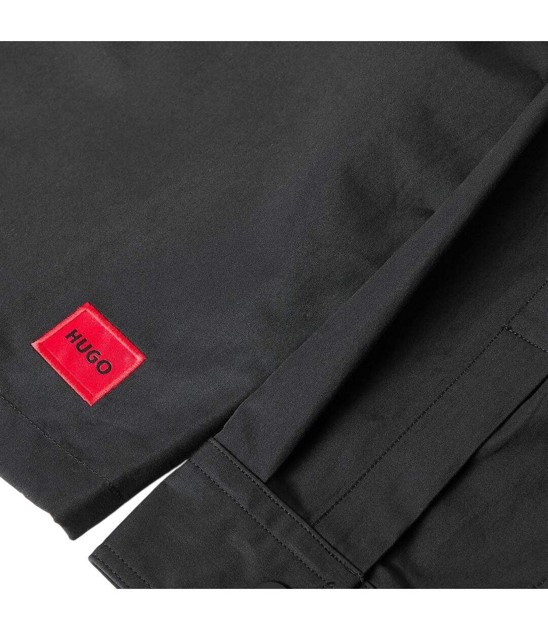Mens Evalom Oxford Shirt Black Hugo-3