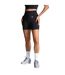 Womens/ladies Rete Seamless Shorts Black Miss Kick-2