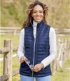 Women's Blue Padded Vest Atlas For Men