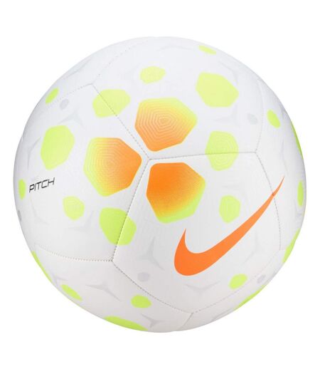 Ballon De Foot Motif/style Géométrique Pitch Taille 5 Blanc Vert Clair Nike