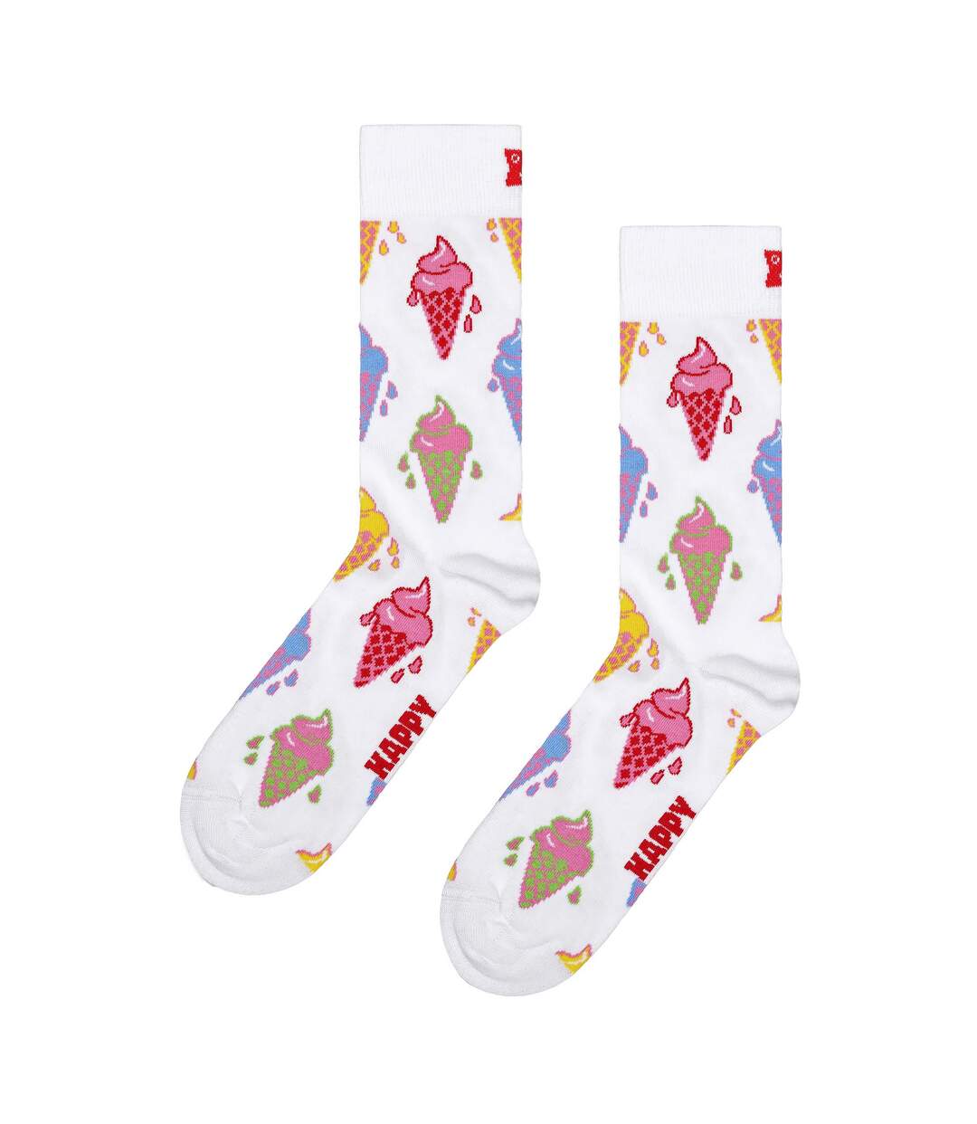 Multi Coloured Ice Cream Design Socks for Men and Women-2