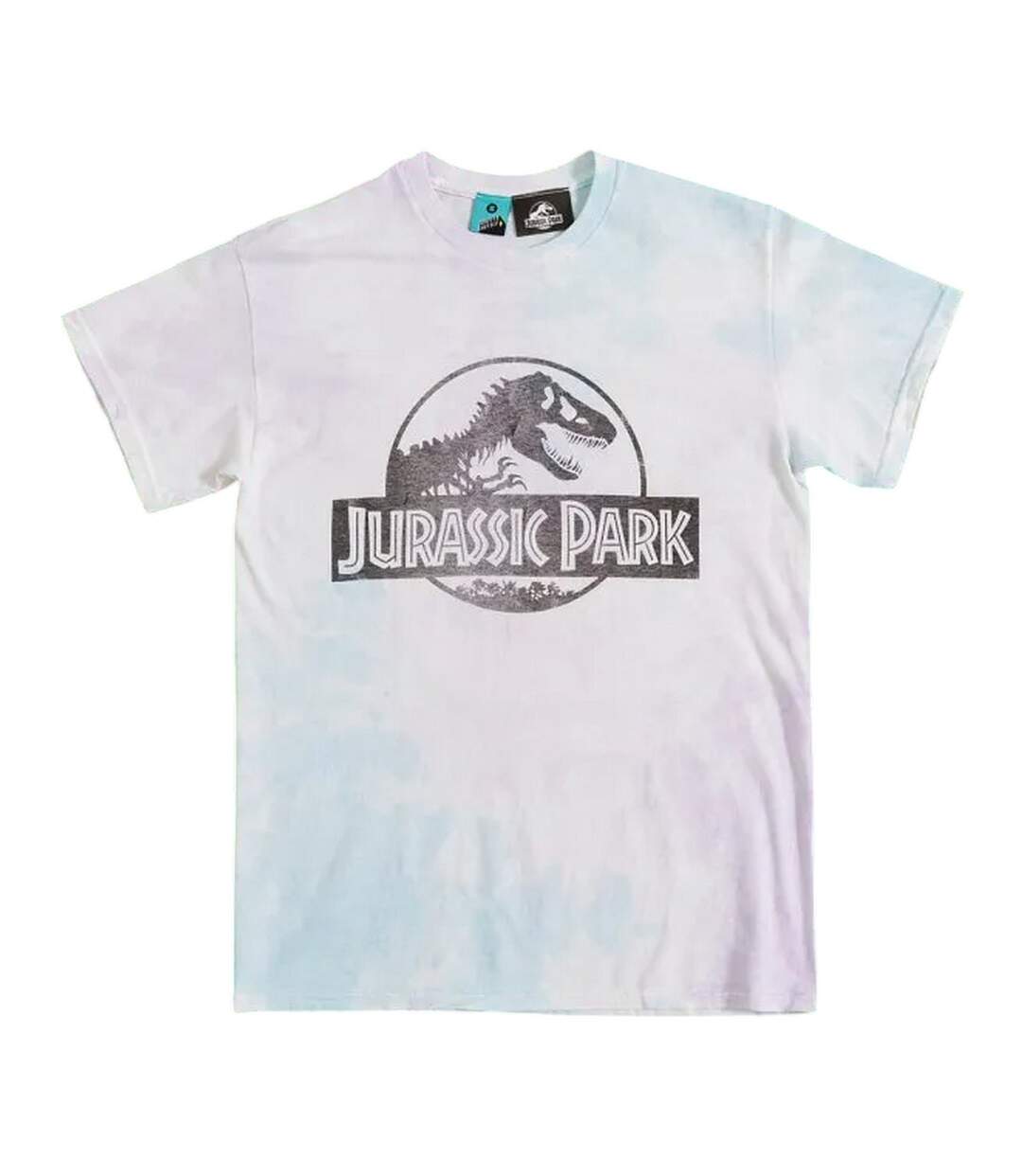 T-shirt Motif/style Logo Adulte Violet Jurassic Park-1