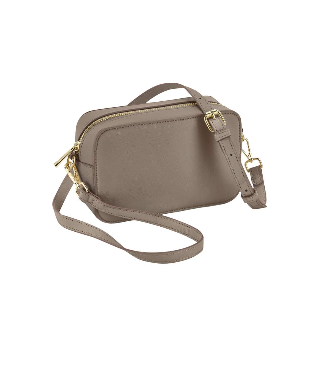 Womens/ladies boutique crossbody bag one size taupe Bagbase-1