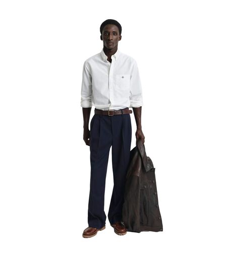 Chemise Archive Shield Homme Blanc Gant