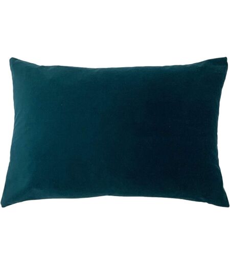 Furn Housse de coussin en velours (Bleu sarcelle) - UTRV1714