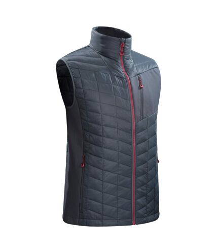 Mens ultra siurana softshell hybrid gilet grey Mountain Warehouse